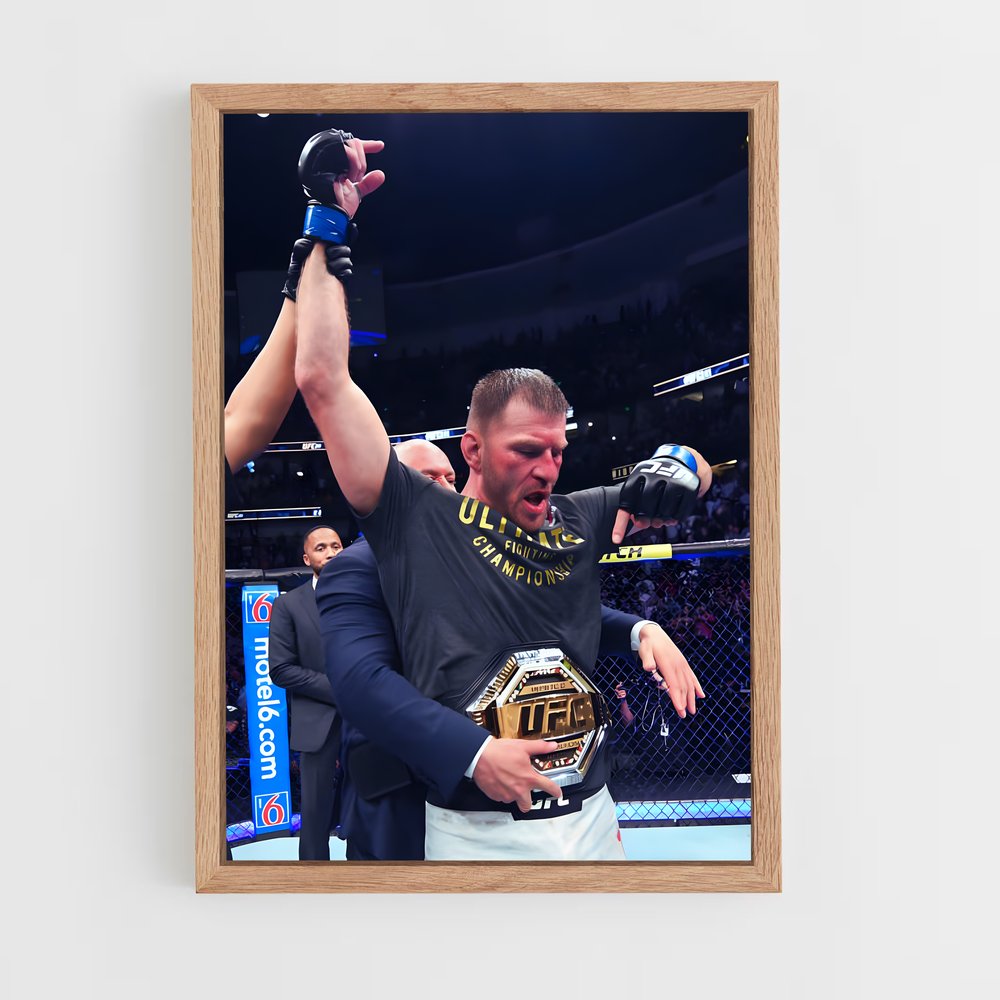 Poster Golden Champion – affiche MMA (vue 4)